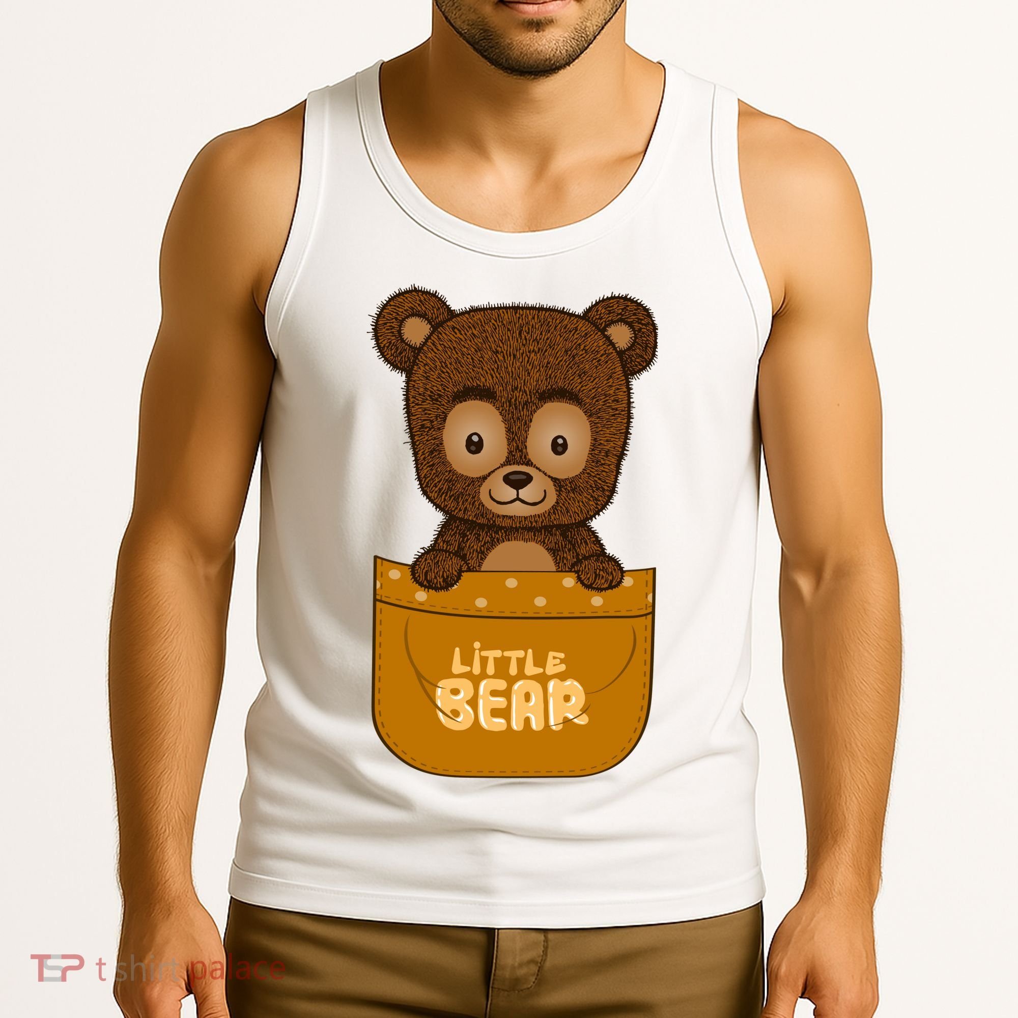 Little Bear Inside The Pocket Tank Top