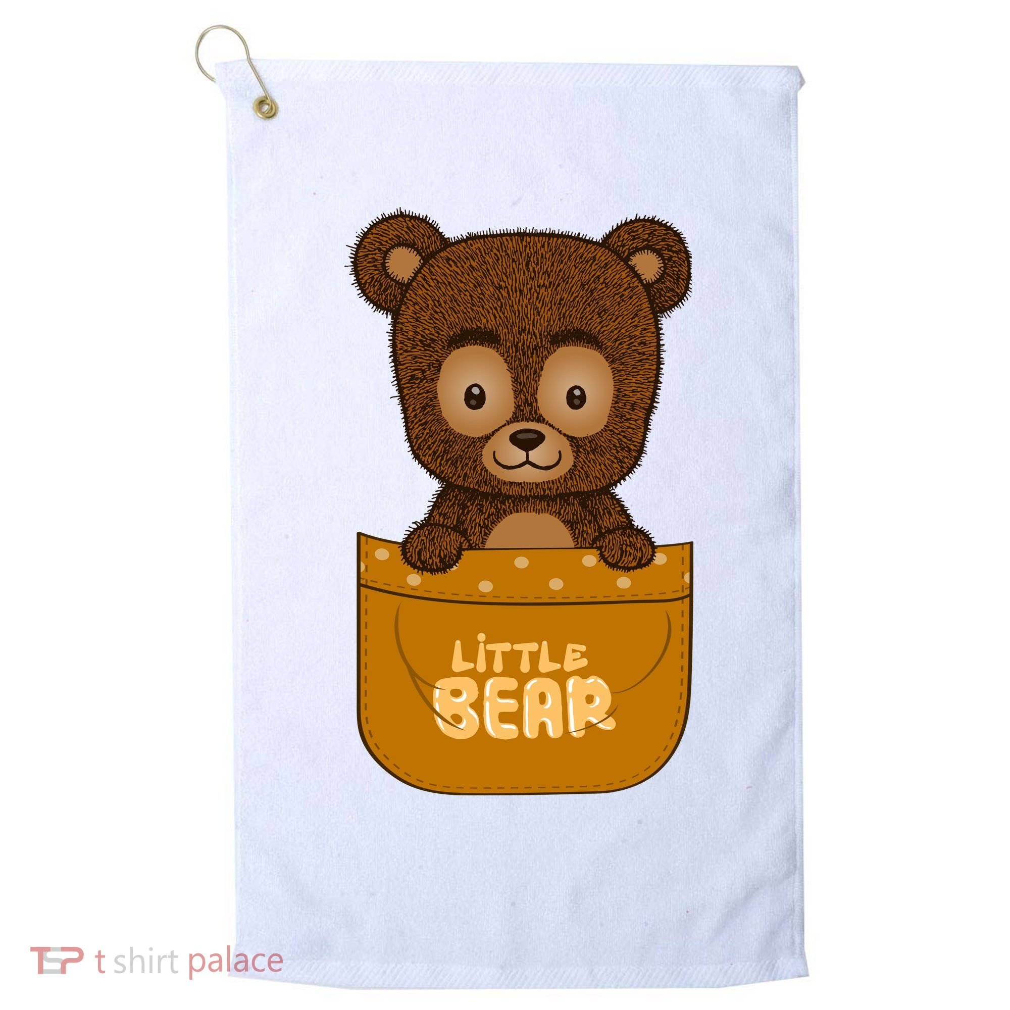 Little Bear Inside The Pocket Golf Towel
