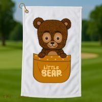 Little Bear Inside The Pocket Golf Towel thumb 1
