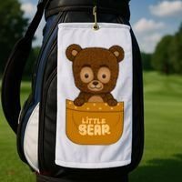 Little Bear Inside The Pocket Golf Towel thumb 2