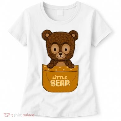 Little Bear Inside The Pocket Women's T-Shirt