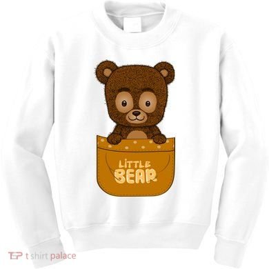 Little Bear Inside The Pocket Kids Sweatshirt