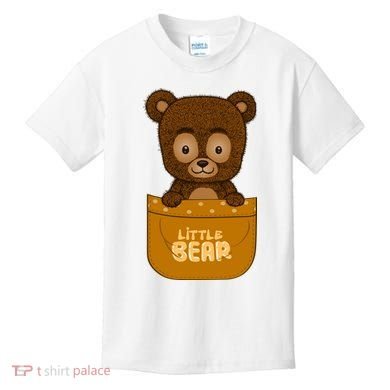Little Bear Inside The Pocket Kids T-Shirt