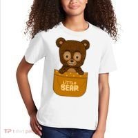 Little Bear Inside The Pocket Kids T-Shirt thumb 2