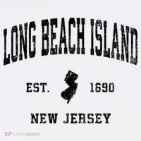 Long Beach Island New Jersey Nj Vintage Established Athletic Sports T-Shirt thumb 7