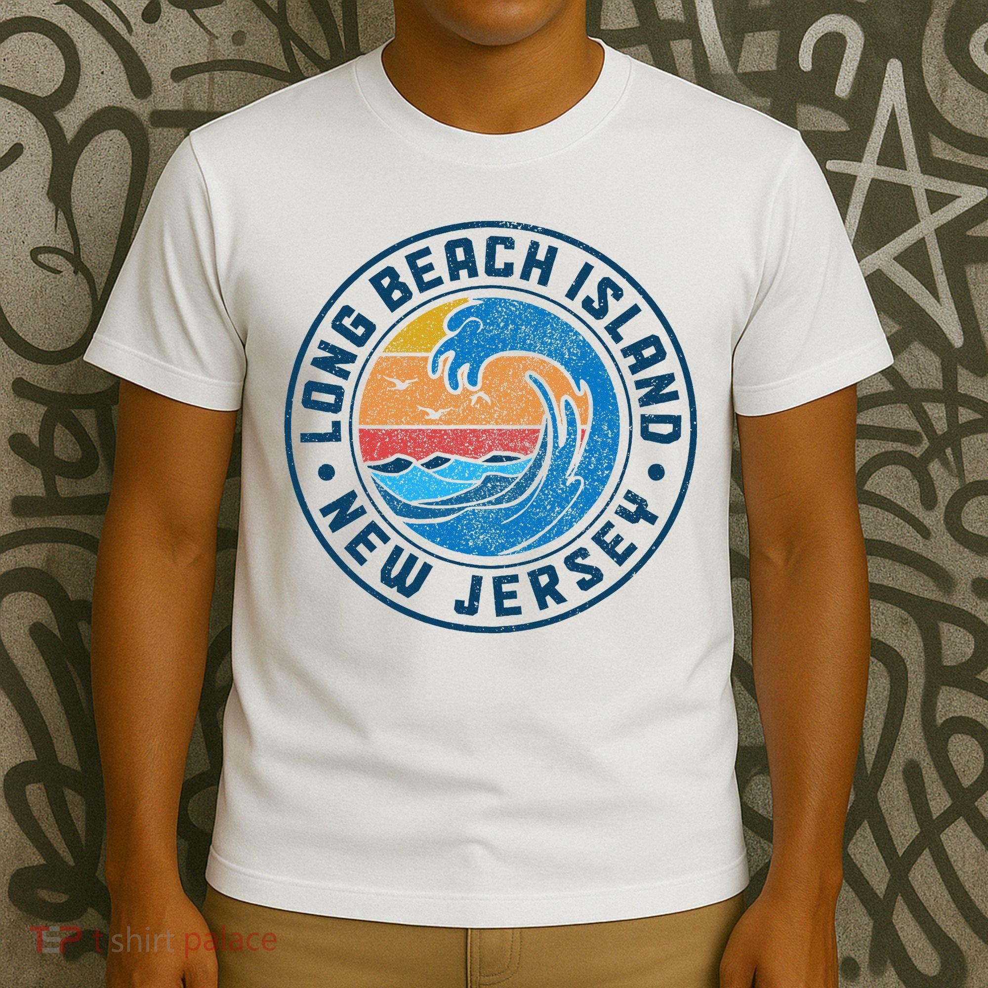 Long Beach Island New Jersey Lbi Vintage T-Shirt