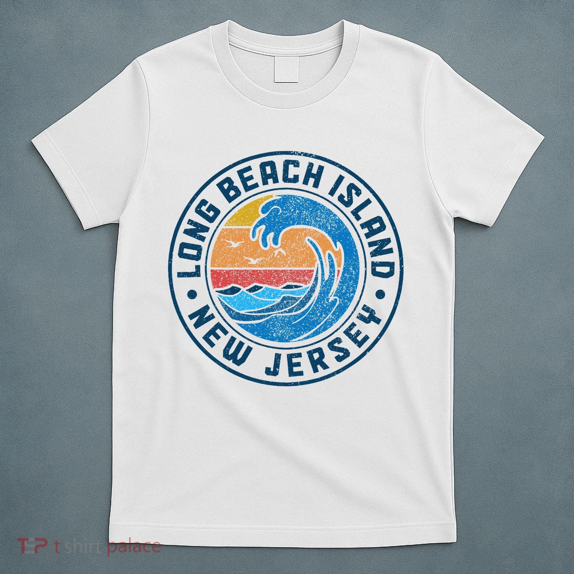 Long Beach Island New Jersey Lbi Vintage T-Shirt