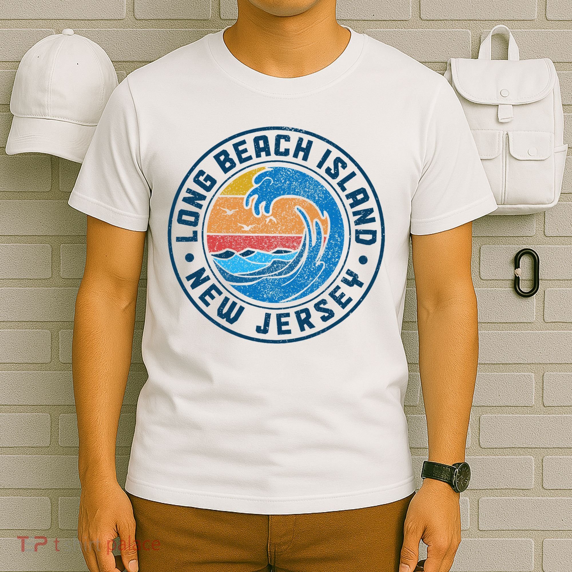 Long Beach Island New Jersey Lbi Vintage T-Shirt