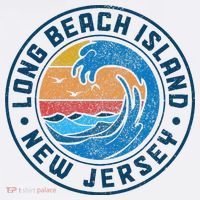 Long Beach Island New Jersey Lbi Vintage T-Shirt thumb 7