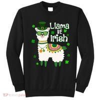 Llama Be Irish St Patrick's Day Funny Sweatshirt thumb 0