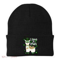 Llama Be Irish St Patrick's Day Funny Beanie thumb 0