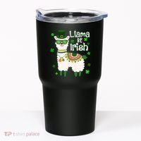 Llama Be Irish St Patrick's Day Funny Tumbler thumb 0