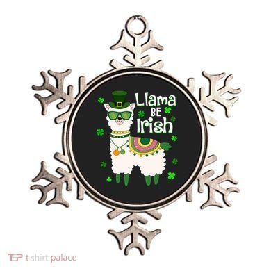 Llama Be Irish St Patrick's Day Funny Ornament