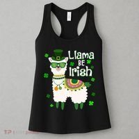 Llama Be Irish St Patrick's Day Funny Women's Tank Top thumb 3