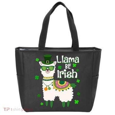 Llama Be Irish St Patrick's Day Funny Tote Bag