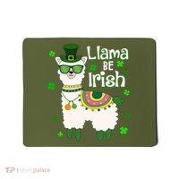 Llama Be Irish St Patrick's Day Funny Mousepad thumb 0