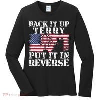 Lawd Back it up Terry Put it In Reverse 4th July birthday  Women's Long Sleeve Shirt thumb 0