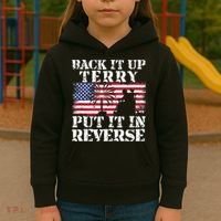Lawd Back it up Terry Put it In Reverse 4th July birthday  Kids Hoodie thumb 3