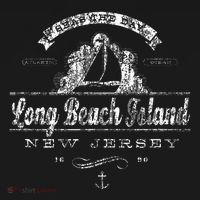 Long Beach Island Nj Sailboat Vintage Nautical T-Shirt thumb 7