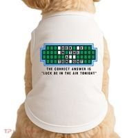 Luck Be In The Air Tonight Funny Offensive Saying  Doggie Tank thumb 0