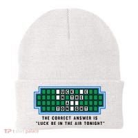 Luck Be In The Air Tonight Funny Offensive Saying  Beanie thumb 0