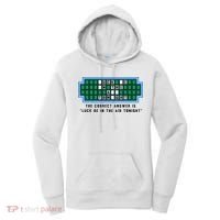 Luck Be In The Air Tonight Funny Offensive Saying  Women's Hoodie thumb 0