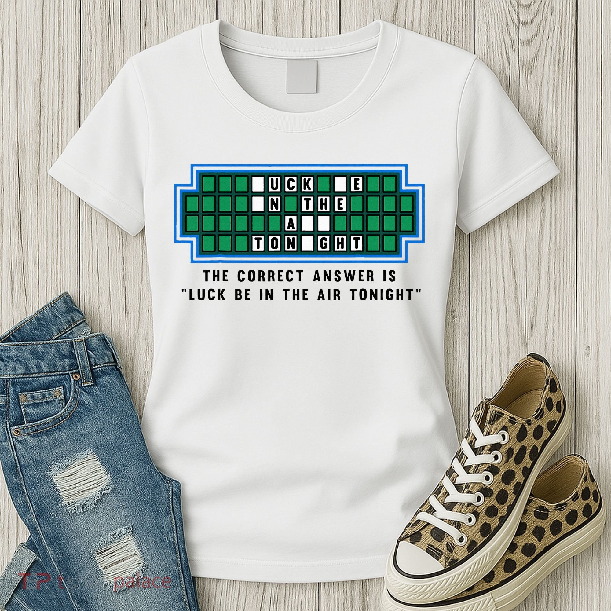 Luck Be In The Air Tonight Funny Offensive Saying  Women's T-Shirt