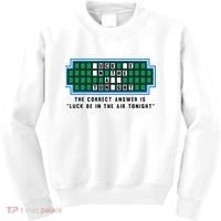 Luck Be In The Air Tonight Funny Offensive Saying  Kids Sweatshirt thumb 0