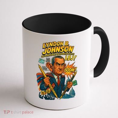 Lyndon B. Johnson The Presidential Chronicles Coffee Mug back