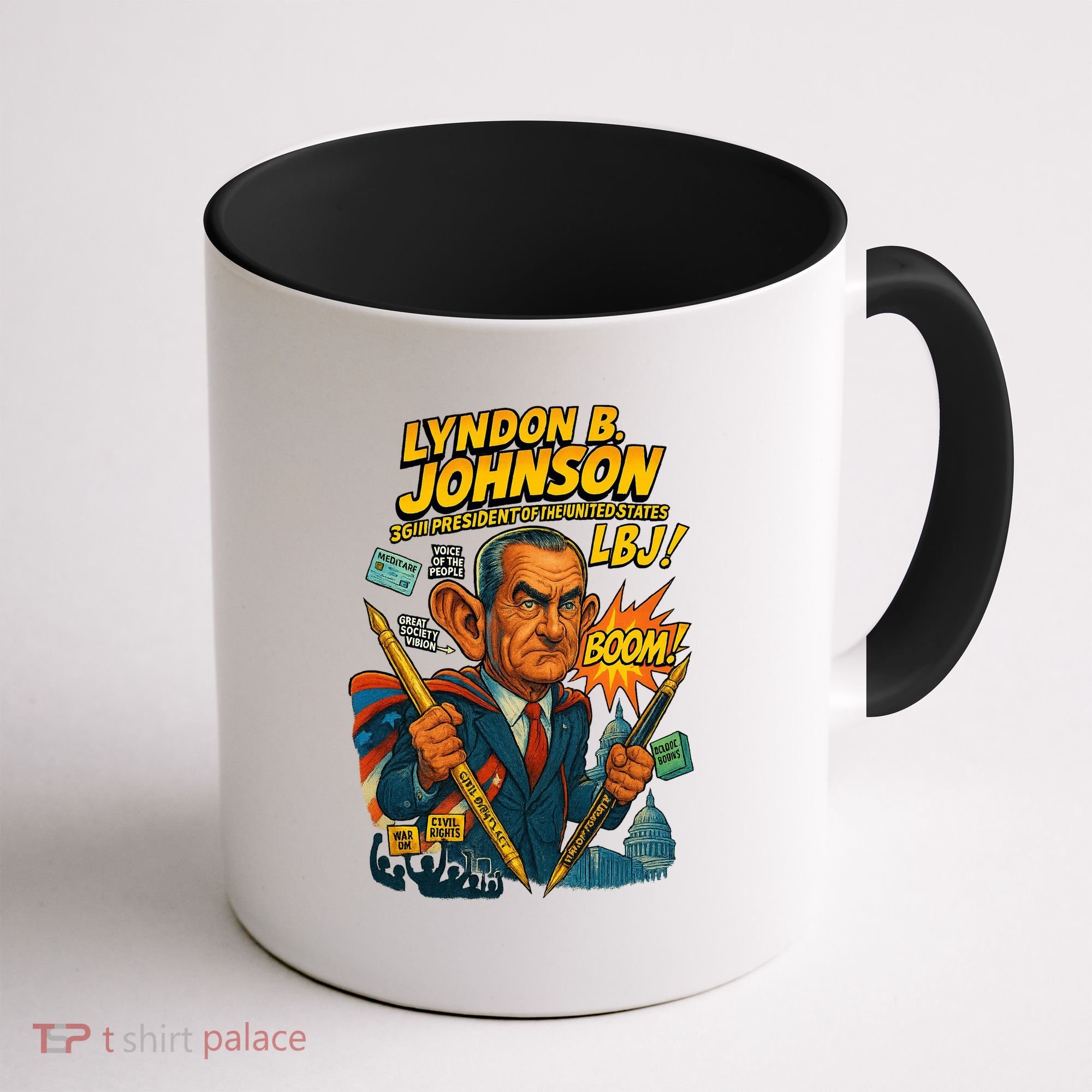 Lyndon B. Johnson The Presidential Chronicles Coffee Mug