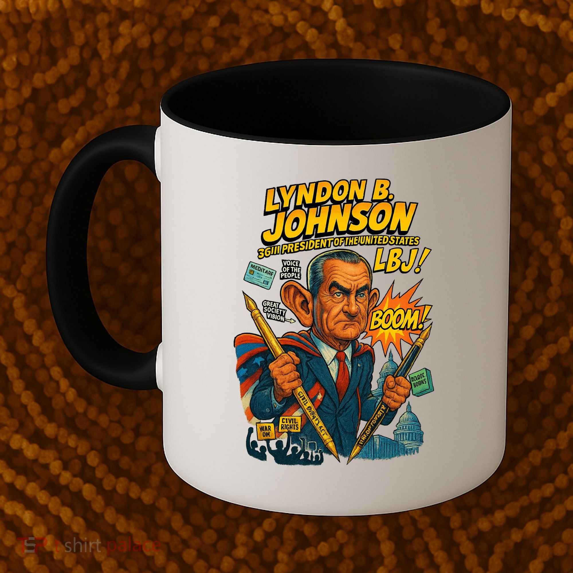 Lyndon B. Johnson The Presidential Chronicles Coffee Mug