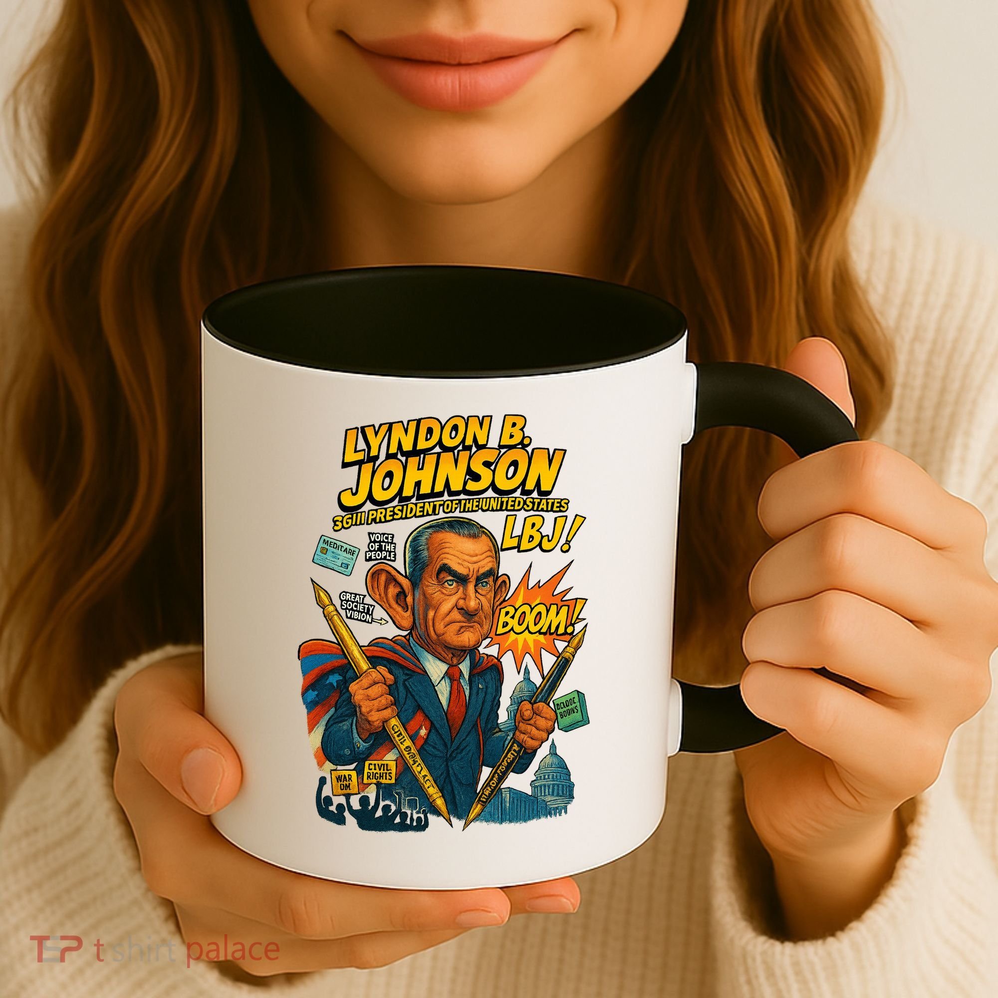 Lyndon B. Johnson The Presidential Chronicles Coffee Mug