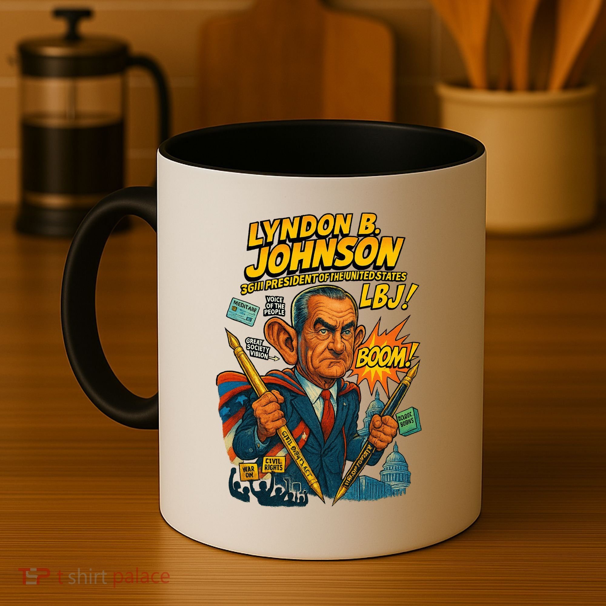 Lyndon B. Johnson The Presidential Chronicles Coffee Mug