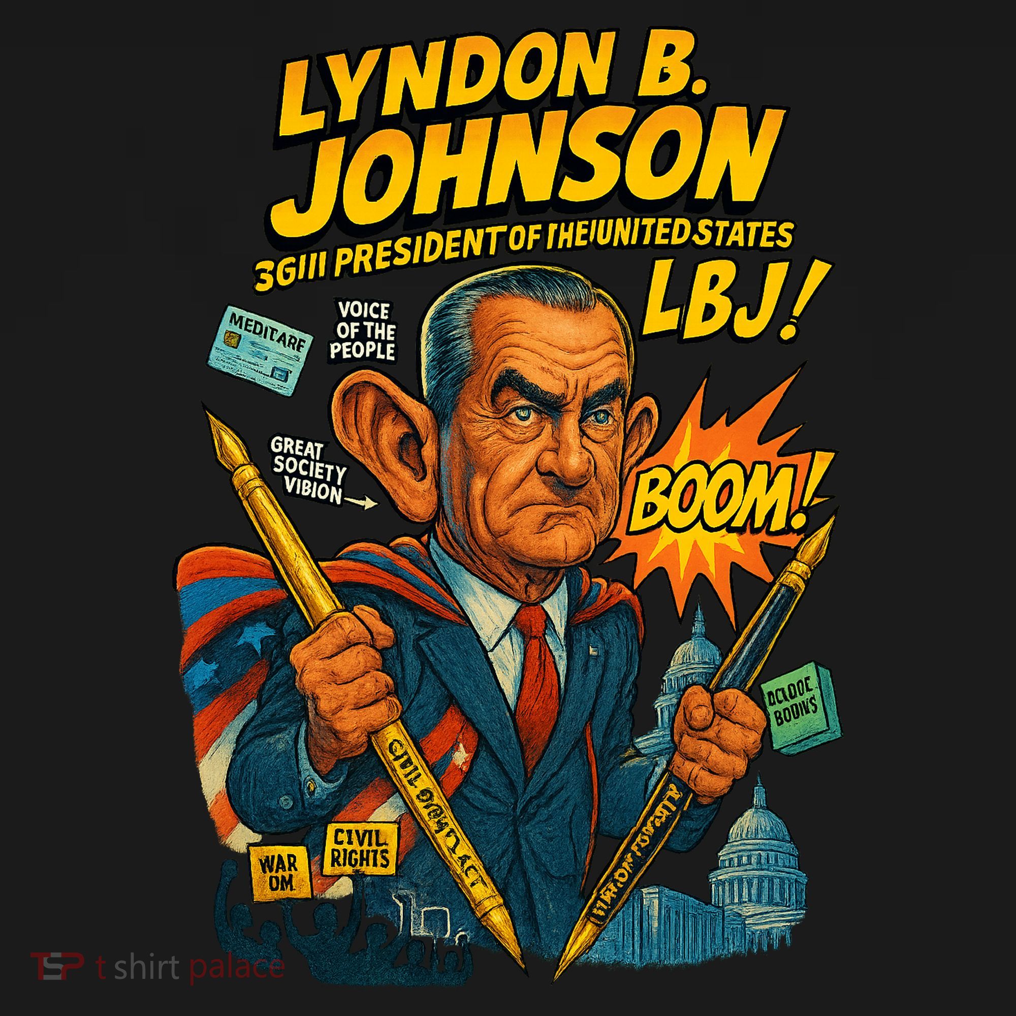 Lyndon B. Johnson The Presidential Chronicles Ornament