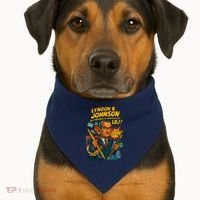 Lyndon B. Johnson The Presidential Chronicles USA-Made Doggie Bandana thumb 1