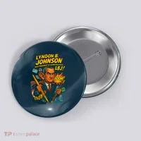 Lyndon B. Johnson The Presidential Chronicles Button thumb 0