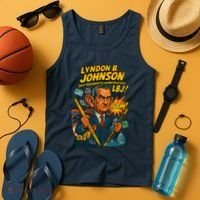 Lyndon B. Johnson The Presidential Chronicles Tank Top thumb 4
