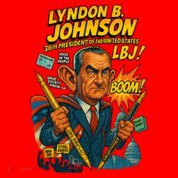 Lyndon B. Johnson The Presidential Chronicles Santa Hat thumb 1
