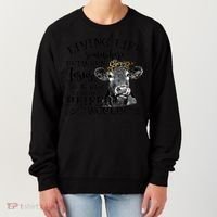 Living Between Jesus Take The Wheel And I Wish A Heifer Women's Sweatshirt thumb 0