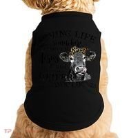 Living Between Jesus Take The Wheel And I Wish A Heifer Doggie Tank thumb 0