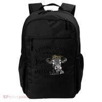 Living Between Jesus Take The Wheel And I Wish A Heifer Backpack thumb 0
