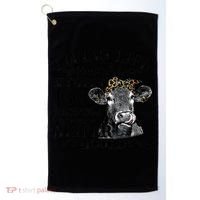 Living Between Jesus Take The Wheel And I Wish A Heifer Golf Towel thumb 0