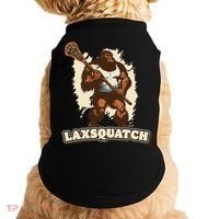 Laxsquatch! Bigfoot Lacrosse Player Funny Sasquatch Lax Doggie Tank thumb 0