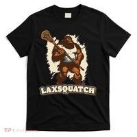 Laxsquatch! Bigfoot Lacrosse Player Funny Sasquatch Lax T-Shirt thumb 0