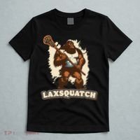 Laxsquatch! Bigfoot Lacrosse Player Funny Sasquatch Lax T-Shirt thumb 5