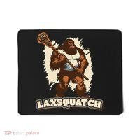 Laxsquatch! Bigfoot Lacrosse Player Funny Sasquatch Lax Mousepad thumb 0