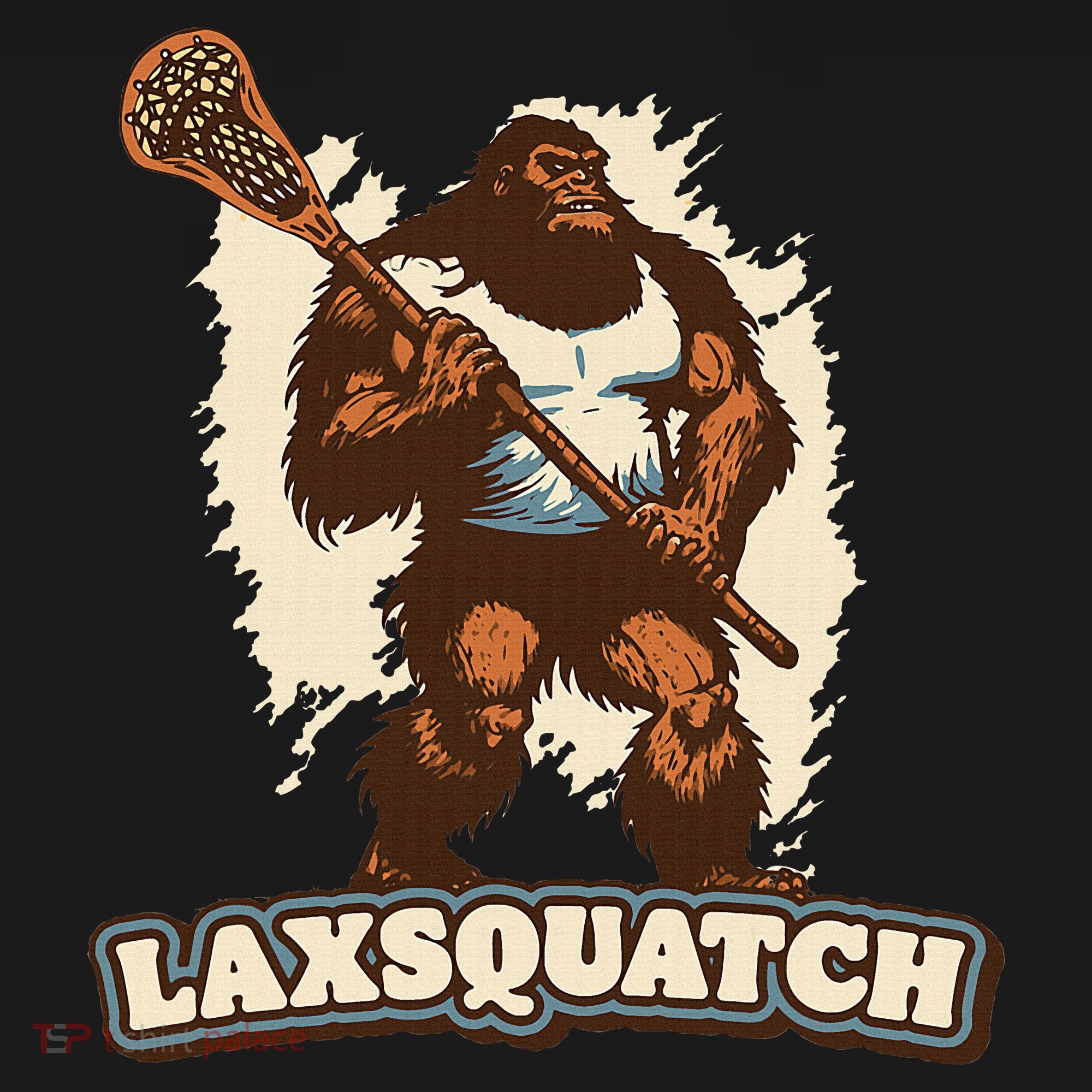 Laxsquatch! Bigfoot Lacrosse Player Funny Sasquatch Lax Baby Bodysuit