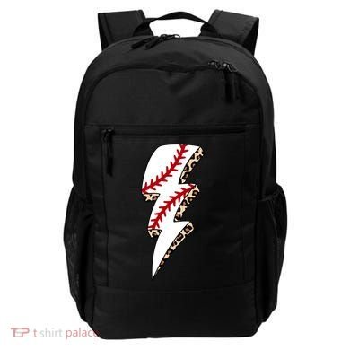 Leopard Baseball Lightning Bolt Baseball Mom Game Day Meaningful Gift Backpack