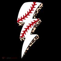 Leopard Baseball Lightning Bolt Baseball Mom Game Day Meaningful Gift Women's Hoodie thumb 2