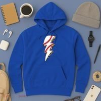 Leopard Baseball Lightning Bolt Baseball Mom Game Day Meaningful Gift Hoodie thumb 3